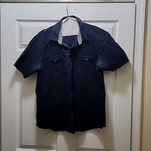 PD&C Men’s XL Button down Collard Dress Shirt
